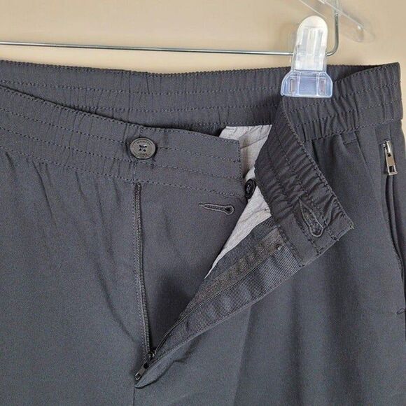 Michael Kors Size 34 Slim Fit Lightweight Stretch Pants Elastic Waistband Black - Picture 7 of 11